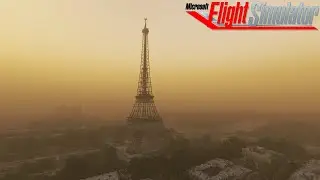MSFS 2024 | Around the World | Leg 57 Amsterdam, Netherlands to Paris, France