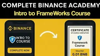 Вводный курс по FrameWorks от Binance Academy || Как пройти? || Руководство от Uni-Talented