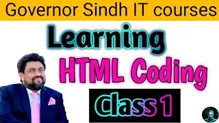 Learning html coding class 1 #governorsindh #viral #trending #ai #viralvideo #aiplanet #metaverse