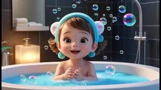 Splish, Splash, A Rainbow Bath | Colorful Bath Time Song for Kids | Fun Water Play Rhyme