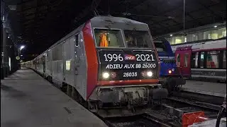 Adieu aux BB 26000 sur les Corail Normands