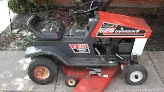 1967 Dynamark Mini Lawn Tractor Scrap Yard Find