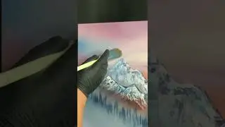 #Paint a #Contrail like #BobRoss #Shorts #ShortsFeed #FYP #PaintWithJosh
