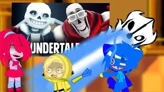 Poppy Playtime react to Undertale song part 1 //Undertale //my au // gacha Club