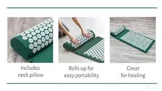 Sivan Back and Neck Pain Relief Acupressure Mat and Pillow Set, Chronic Back Pain Treatment  Reviews