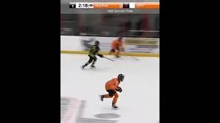 Grant Martinson beats the goalie glove high #hockey #sports #goals
