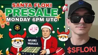 $SFLOKI - SANTA FLOKI TOKEN PRESALE CRYPTO COIN HOW TO BUY SFLOKI BNB BSC BINANCE BLOCKCHAIN NEW TGE
