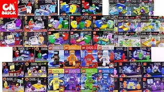 Unoffical LEGO AMONG US MINIFIGURES SET 2 UNOFFICAL LEGO SPEED BUILD