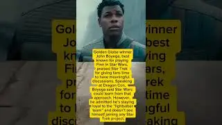 John Boyega Says Star Wars Could Learn From Star Trek Fans&rsquo; Calm Discussions #JohnBoyega #shorts