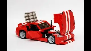 Building a second generation Dodge Viper out of Lego Bricks