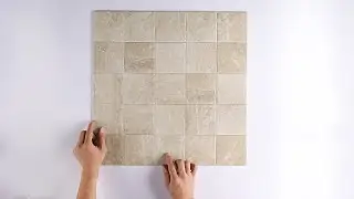 Poolside Paradise: 97x97mm Marble Look Sukabumi Bali Style Porcelain Pool Tiles MOF8302