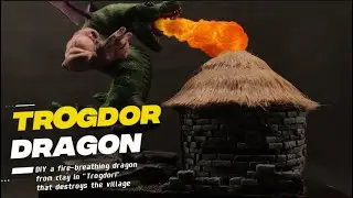 DIY a fire-breathing dragon from clay in 