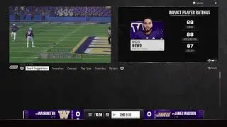 Season 7 Week 4: Washington vs James Madison