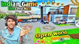 Indian Game🥰 Ultra Pro Max😱 Full Funny Video🤣Indian Driving Open World😇Game #1