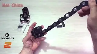 ROCKBROS Bike Anti Theft Mini Foldable Chain Password Lock Folding-locks