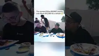 The moment N3on REGRET paying Josh Block $10,000 for a stream 😳 #joshuablock #n3on #imyayo