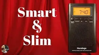 Портативная портативная стереорадиостанция Horologie H-198 AM FM, распаковка и обзор