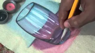 Marcos Rodrigues   Pintura em tecido   Transparência de vidro 4