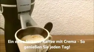 INVENTUM KAFFEEPADMASCHINE 800 WATT KAFFEEMASCHINE PADMASCHINE 3FARBEN 24CM HOCH
