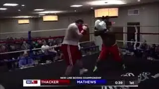CJ Pitbull Matthews vs Elijah Thacker Heavyweight Ameteur fight 1/29/22