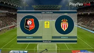 PES 2019 - RENNES vs MONACO - Full Match & Amazing Goals - PC Gameplay FHD