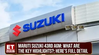 Maruti Suzuki AGM: '6 EV Models To Be In Our Portfolio Over Next Few Years' | Key Points Discussed