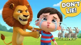 Pintu and the Lion 🦁 | Kids Moral Story | Never Tell Lies