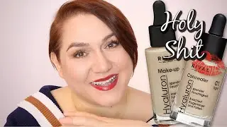 Rival de Loop Hyaluron Foundation und Concealer [Beste Make up für sehr wenig Geld] Ölige Haut