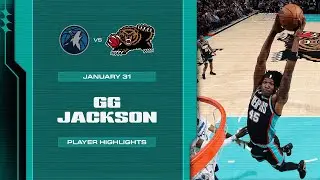 GG Jackson Highlights vs. Minnesota Timberwolves
