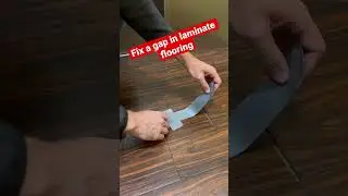 Простой способ устранить щель в ламинате #fyp #diy #shorts