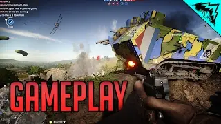 Battlefield 1 DLC GAMEPLAY - NEW SNIPER, TANK,  & BEHEMOTH - Soissons Multiplayer Gameplay CTE