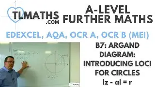 A-Level Further Maths B7-01 Argand Diagram: Introducing Loci for Circles |z-a|=r