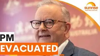 Prime Minister evacuated from the Lodge after bomb threat | Sunrise