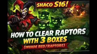 Shaco S16 Clear Raptors With 3 Boxes (Invade Red/Raptors)