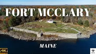 Fort McClary State Historic Site 4K Drone Footage | Kittery, Maine | Fall 2022