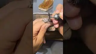 Corso di oreficeria creazione di un anello a cestino in argento parte2 #scuoladiorericeria #orafo