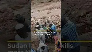 Sudan landslide &lsquo;kills more than 1,000&rsquo; | AJ #shorts