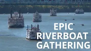 Majestic Riverboat Parade | America&rsquo;s River Roots Festival on the Ohio River 2025!