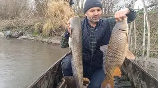 КАРП И ЛОВЛЯ В РЕКЕ / ОТЛИЧНАЯ РЫБАЛКА СЕТЬЮ!