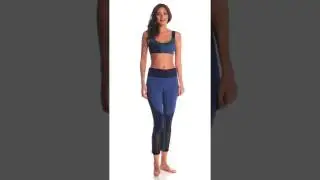 Free People Movement Color Blocked Dylan 7/8 Yoga Leggings | SwimOutlet.com