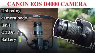 Canon D4000 Camera | Unboxing Video | Information about Camera | Manual,Auto Mode Guide |Photography