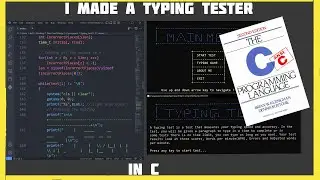 I made Typing tester in C from scratch