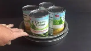 Dollar Store Organizing -- DIY Lazy Susan