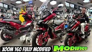 Xoom 160 Modified India First | Xoom modification | Xoom 160 Crash Guard 