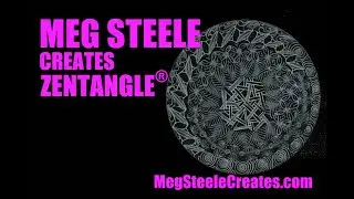 Black Zendala sampler tile