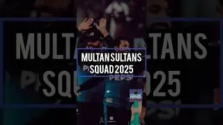 Multan Sultans squad 2025 🥵🔥 #shorts