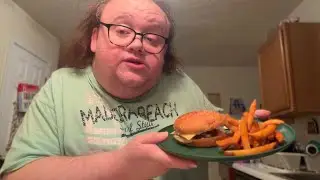 Making Hamburgers & Winter Storm MUKBANG