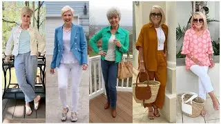 Comfortable Timeless Looks for All Elegant Ladies Over 40, 50-60-70