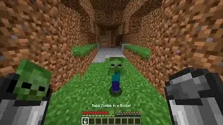 Capturing Baby Zombie in a Bucket - Minecraft Secrets