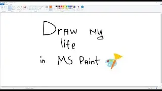 Drawing my life in MS Paint
